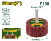 Шлифовальный лепестковый круг  P100  JDYW0150 Jadever
