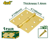 Balamale pereche 100*100*1.4 mm JDYD1540 Jadever