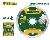 Диск алмазный, точный рез, по мокрому; Ø115*22,2 мм; кромка - 5 мм JDDC2K02 Jadever