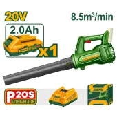 Воздуходувка беспроводная на аккумуляторе 20V 15000rpm 8,5m3/min 115km/h+1 акк. JDBLP521 Jadever