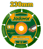 Lamă de ferăstrău cu vârf de carbură pentru lemn, 230 mm * 22,2 mm, JDCCD1K09, Jadever