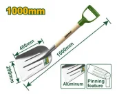 Лопата алюминиевая 290*400*1000mm  JDSE5326 Jadever
