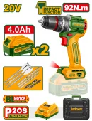 Бесщеточная аккумуляторная ударная дрель 20V JDCDP9281 Jadever