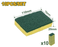 Burete de rosturi 110*70*20 mm 10 bucăți JDGSP2901 Jadever
