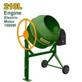 Электрическая бетономешалка 210L 1000W  JDCM2A210 Jadever