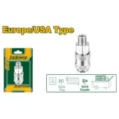 Соединитель для быстрого подключения пневмо-шлангов 1/4" (M) JDQP0950 Jadever