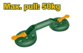Присоска вакуумная (стеклодомкрат) пластик ABS, макс. 50kg; JDKR1G50 Jadever