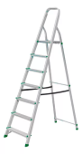 Лестница стремянка на 7 ступени для хозяйственных нужд, 1,44 м 120 кг JDLD3H07 Jadever