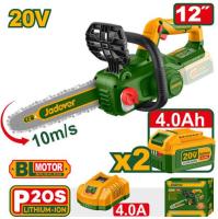 Цепная пила аккумуляторная  4Ah 20V 12"  JDCLP5121 Jadever