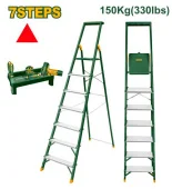 Лестница бытовая из алюминия 7 ступеней с площадкой 1,5 м JDLD1H07 Jadever