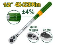 Cheie dinamometrică presetată 1/2'' 40-220Nm JDWQ7D21 Jadever