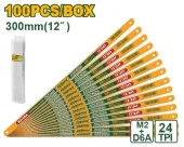 Полотно биметаллическое для ножовки по металлу 300 мм 24T JDHB2H24 Jadever