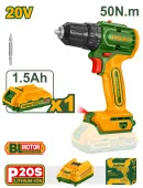 Дрель-шуруповерт беспроводная на аккумуляторе 20V 0-550-2000rpm + 1bat JDCDP5521 Jadever