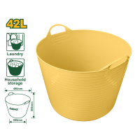Găleată flexibilă din plastic 42L JDFT1142 Jadever
