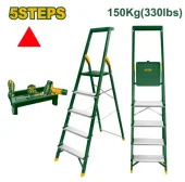 Лестница бытовая из алюминия 5 ступеней с площадкой 1,06 м JDLD1H05 Jadever