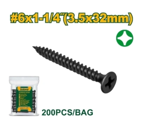 Șurub pentru gips-carton 3,5*32 mm (200 buc. per pachet) JDXS1913 Jadever