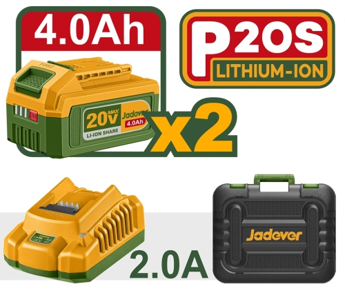 Clapă de sertizare hidraulică fără fir Jadever 20V 120Kn JDHT2D40