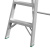 Scară din aluminiu cu trepte, capacitate de încărcare 150 kg JDLD4H05 Jadever