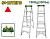 Стремянка односторонняя 6 ступеней 1,41 м JDLD2H05 Jadever