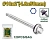 Șurub autofiletant cu cap hexagonal, burghiu și șaibă dublă (cauciuc/metal) 4,8*50 mm (120 buc. per pungă) JDXS4935 Jadever