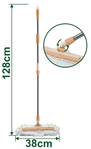 Mop telescopic Jadever JDMMP6101 cu lavetă din microfibră, 128*38cm