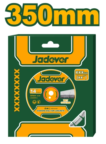Алмазный диск для напольной пилы 350mm*25,4mm JDDC3502 Jadever