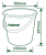 Găleată de plastic 15L JDBU1315 Jadever Găleată de plastic 15L JDBU1315 Jadever