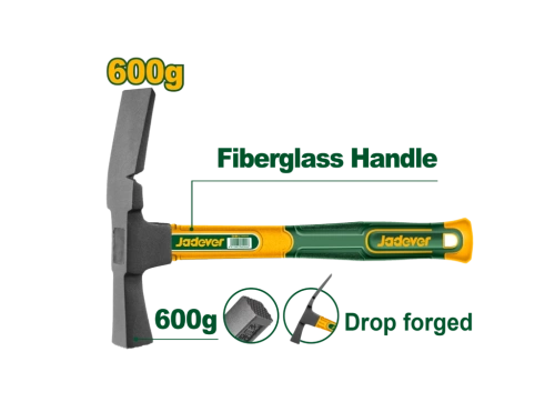 Молоток каменщика 600 гр JDHM3306  Jadever