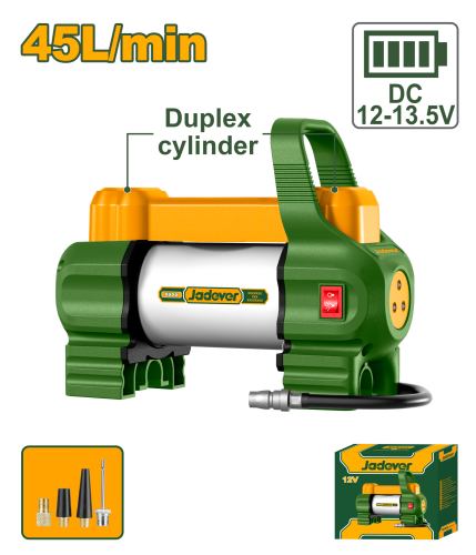 Автомобильный воздушный компрессор 45L/min 12V 18A 8,27BAR JDAAC562 Jadever