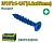 Șurub autofiletant cu acoperire Ruspert, GIPS-CARTON 4,8 * 32 mm (350 buc) JDXSQ911 Jadever