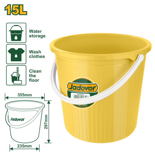 Găleată de plastic 15L JDBU1315 Jadever