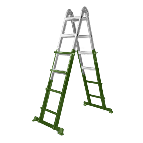 Scară multifuncțională din oțel și aluminiu 4460 mm 150 kg JDLD7H16 Jadever