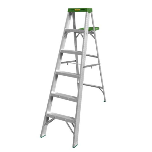 Scară din aluminiu cu 6 trepte Jadever JDLD4H06, capacitate de încărcare 150 kg