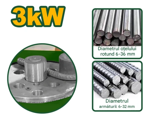 Mașină de îndoit armături Jadever JDSBB1A40 3kW 380V 50Hz 6-32mm