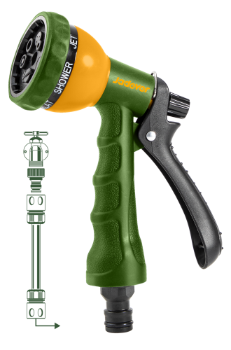 Pistol de pulverizare Jadever JDSN1E07 cu 7 moduri