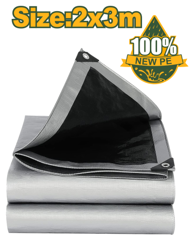 Copertină de protecție din polietilenă țesută (PE) 180g/m² 2m*3m JDTQ8023 Jadever