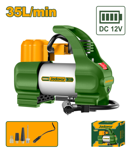 Автомобильный воздушный компрессор 35L/min 12V 10A 10BAR  JDAAC561 Jadever