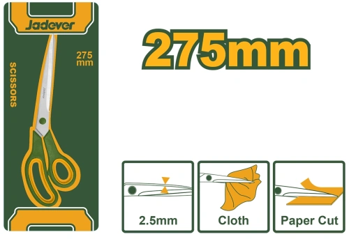 Foarfece de tăiat materiale textile Jadever JDSX1604 275 mm