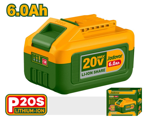 Литий-ионная аккумуляторная батарея 20V 6.0A  JDLBP560  Jadever