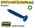 Șurub autofiletant cu acoperire Ruspert, GIPS-CARTON 4,8 * 45 mm (250 buc) JDXSQ912 Jadever